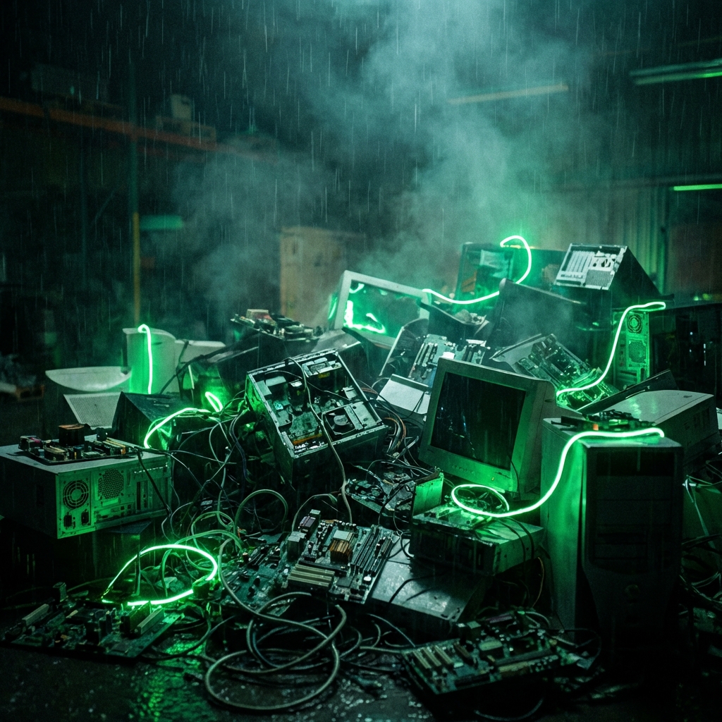 E-waste Pile